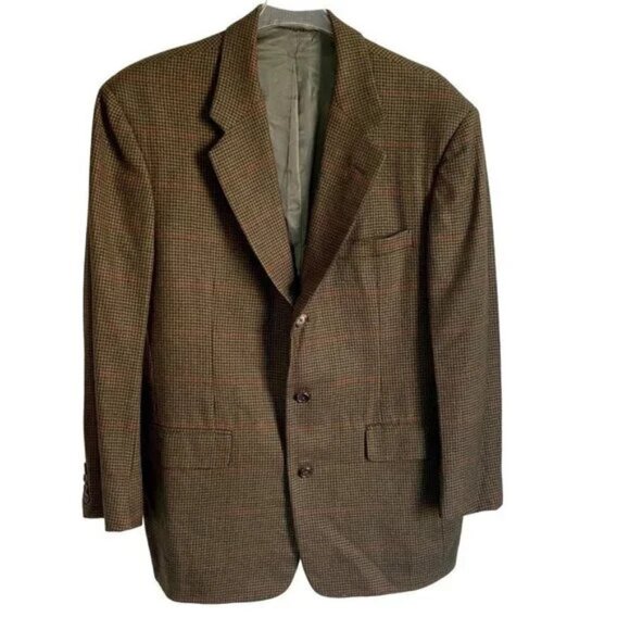 Neiman Marcus 3 Button Sports Coat Jacket Blazer Size 42L - Picture 1 of 8